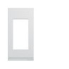 Plaque plast 1M pure - APPAREILLAGE MURAL GALLERY HAGER WXP0001