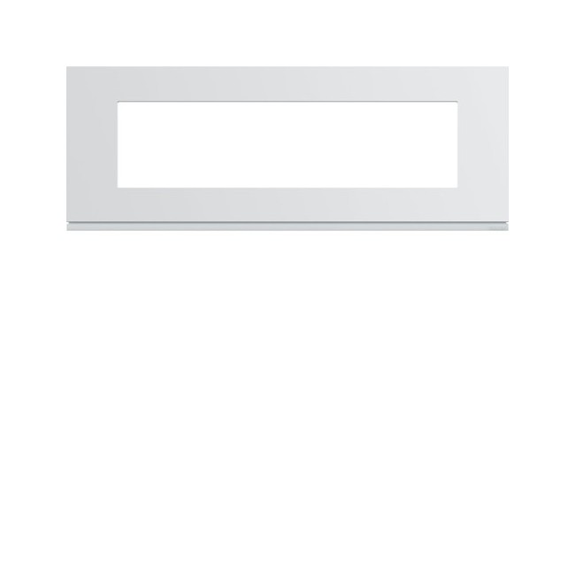 Plaque plast 8M E71 pure - APPAREILLAGE MURAL GALLERY HAGER WXP0008