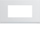 Plaque plast 4M E57 pure - APPAREILLAGE MURAL GALLERY HAGER WXP0034