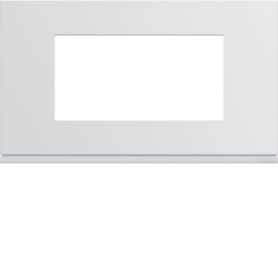 Plaque plast 4M E57 pure - APPAREILLAGE MURAL GALLERY HAGER WXP0034