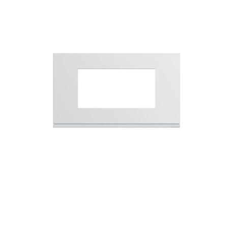 Plaque plast 4M E57 pure - APPAREILLAGE MURAL GALLERY HAGER WXP0034