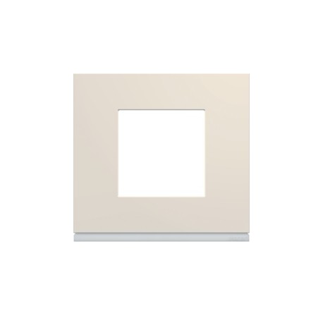 Plaque 1P dune - APPAREILLAGE MURAL GALLERY HAGER WXP0302