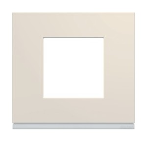 Plaque 1P dune - APPAREILLAGE MURAL GALLERY HAGER WXP0302