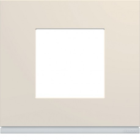 Plaque 1P dune - APPAREILLAGE MURAL GALLERY HAGER WXP0302