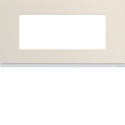 Plaque 5M E71 dune - APPAREILLAGE MURAL GALLERY HAGER WXP0305