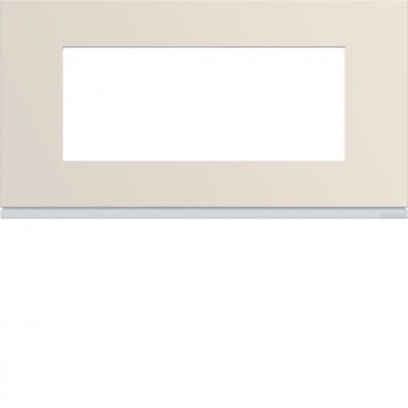 Plaque 5M E71 dune - APPAREILLAGE MURAL GALLERY HAGER WXP0305