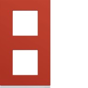 Plaque 2P V71 eglantine - APPAREILLAGE MURAL GALLERY HAGER WXP0642