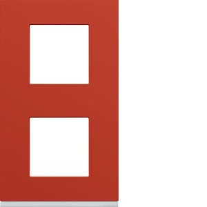 Plaque 2P V71 eglantine - APPAREILLAGE MURAL GALLERY HAGER WXP0642