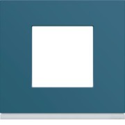 Plaque plastique 1P river - APPAREILLAGE MURAL GALLERY HAGER WXP0702