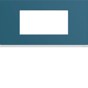 Plaque plastique 4M E71 river - APPAREILLAGE MURAL GALLERY HAGER WXP0704