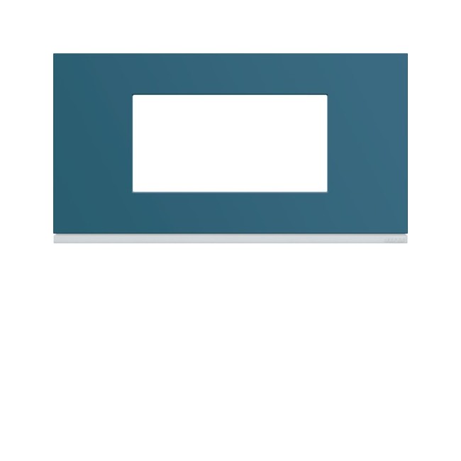 Plaque plastique 4M E71 river - APPAREILLAGE MURAL GALLERY HAGER WXP0704