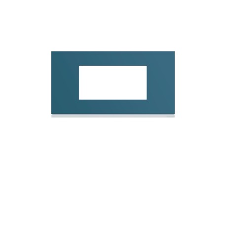 Plaque plastique 4M E71 river - APPAREILLAGE MURAL GALLERY HAGER WXP0704