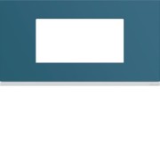 Plaque plastique 4M E71 river - APPAREILLAGE MURAL GALLERY HAGER WXP0704