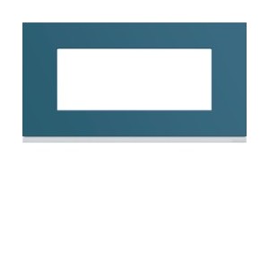 Plaque plastique 5M E71 river - APPAREILLAGE MURAL GALLERY HAGER WXP0705