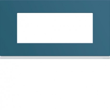 Plaque plastique 5M E71 river - APPAREILLAGE MURAL GALLERY HAGER WXP0705