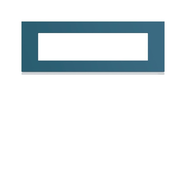 Plaque plastique 8M E71 river - APPAREILLAGE MURAL GALLERY HAGER WXP0708