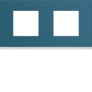 Plaque plastique2P H71 river - APPAREILLAGE MURAL GALLERY HAGER WXP0712