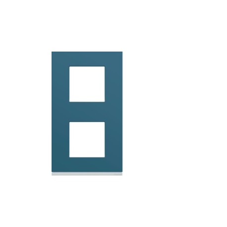 Plaque plastique 2P V71 river - APPAREILLAGE MURAL GALLERY HAGER WXP0742