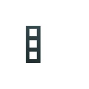 Plaque plastique 3P V71 anthr - APPAREILLAGE MURAL GALLERY HAGER WXP1043