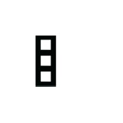 Plaque 3P V71 midnight glass - APPAREILLAGE MURAL GALLERY HAGER WXP4143