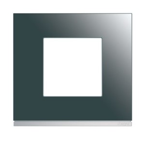 Plaque 1P mirror glass - APPAREILLAGE MURAL GALLERY HAGER WXP5002