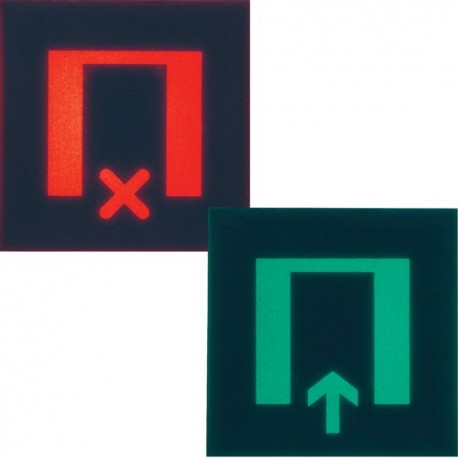 Etiquette voyant 2M salle - APPAREILLAGE MURAL GALLERY HAGER WXA605