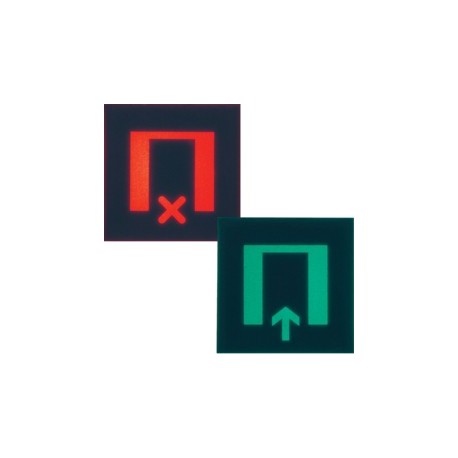 Etiquette voyant 2M salle - APPAREILLAGE MURAL GALLERY HAGER WXA605