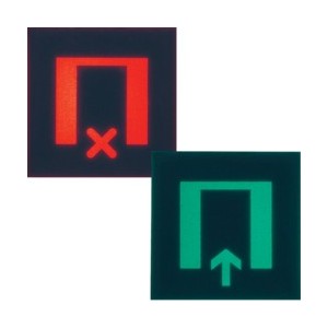 Etiquette voyant 2M salle - APPAREILLAGE MURAL GALLERY HAGER WXA605