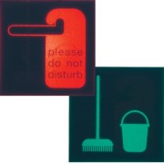 Etiquette voyant 2M hotel - APPAREILLAGE MURAL GALLERY HAGER WXA606