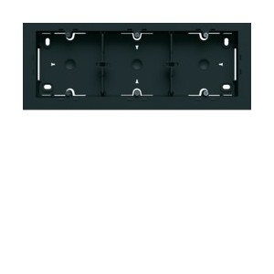 Boite saillie triple night - APPAREILLAGE MURAL GALLERY HAGER WXA683N