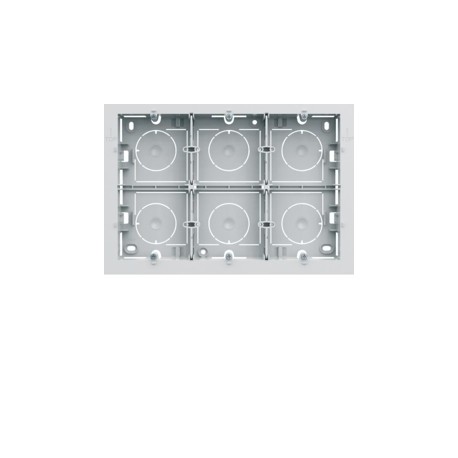 Boite saillie 16M pure - APPAREILLAGE MURAL GALLERY HAGER WXA686B