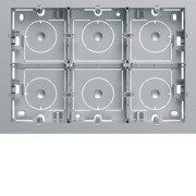 Boite saillie 16M titane - APPAREILLAGE MURAL GALLERY HAGER WXA686T