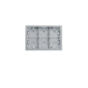 Boite saillie 16M titane - APPAREILLAGE MURAL GALLERY HAGER WXA686T