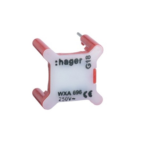 Voyant pour inter 230V rouge - APPAREILLAGE MURAL GALLERY HAGER WXA691