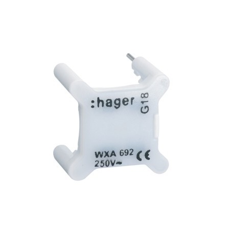 Voyant pour inter 230V blanc - APPAREILLAGE MURAL GALLERY HAGER WXA692