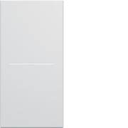 Enjoliveur interrupteur à voyant 1 module pure GALLERY HAGER WXD011B