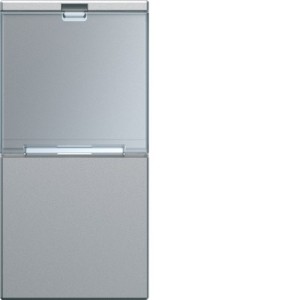 Enjo inter porte-etiqu 1M tita - APPAREILLAGE MURAL GALLERY HAGER WXD012T