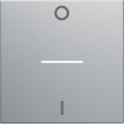 Enjo inter 0-1 voyant 2M titan - APPAREILLAGE MURAL GALLERY HAGER WXD013T