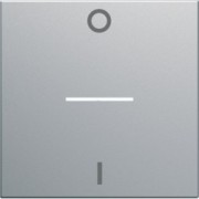 Enjo inter 0-1 voyant 2M titan - APPAREILLAGE MURAL GALLERY HAGER WXD013T