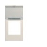 Enjo RJ45 porte-etiqu 1M dune - APPAREILLAGE MURAL GALLERY HAGER WXD205D