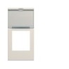 Enjo RJ45 porte-etiqu 1M dune - APPAREILLAGE MURAL GALLERY HAGER WXD205D