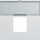 Enjo RJ45 porte-etiqu 2M pure - APPAREILLAGE MURAL GALLERY HAGER WXD206B