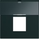 Enjo RJ45 porte-etiqu 2M night - APPAREILLAGE MURAL GALLERY HAGER WXD206N