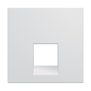 Enjo RJ45 45° 2M pure - APPAREILLAGE MURAL GALLERY HAGER WXD230B