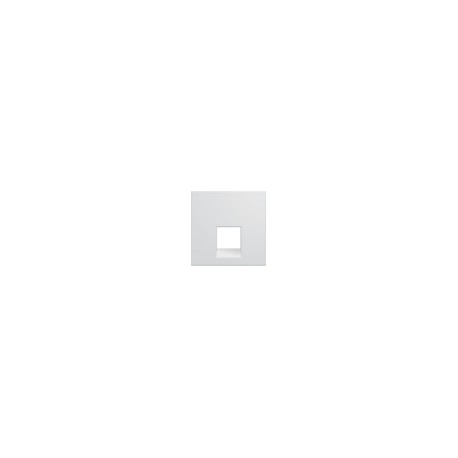 Enjo RJ45 45° 2M pure - APPAREILLAGE MURAL GALLERY HAGER WXD230B
