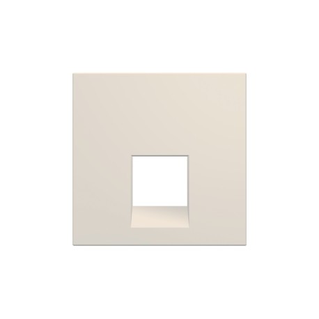 Enjo RJ45 45° 2M dune - APPAREILLAGE MURAL GALLERY HAGER WXD230D