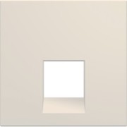 Enjo RJ45 45° 2M dune - APPAREILLAGE MURAL GALLERY HAGER WXD230D