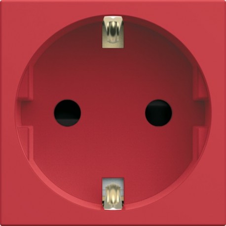 PC Schuko 2P+T rouge - APPAREILLAGE MURAL GALLERY HAGER WXF160R
