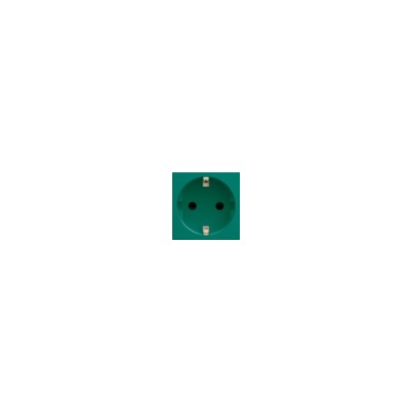 PC Schuko 2P+T vert - APPAREILLAGE MURAL GALLERY HAGER WXF160V