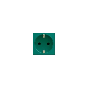 PC Schuko 2P+T vert - APPAREILLAGE MURAL GALLERY HAGER WXF160V